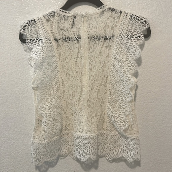 Zara White Crochet top - Picture 5 of 6